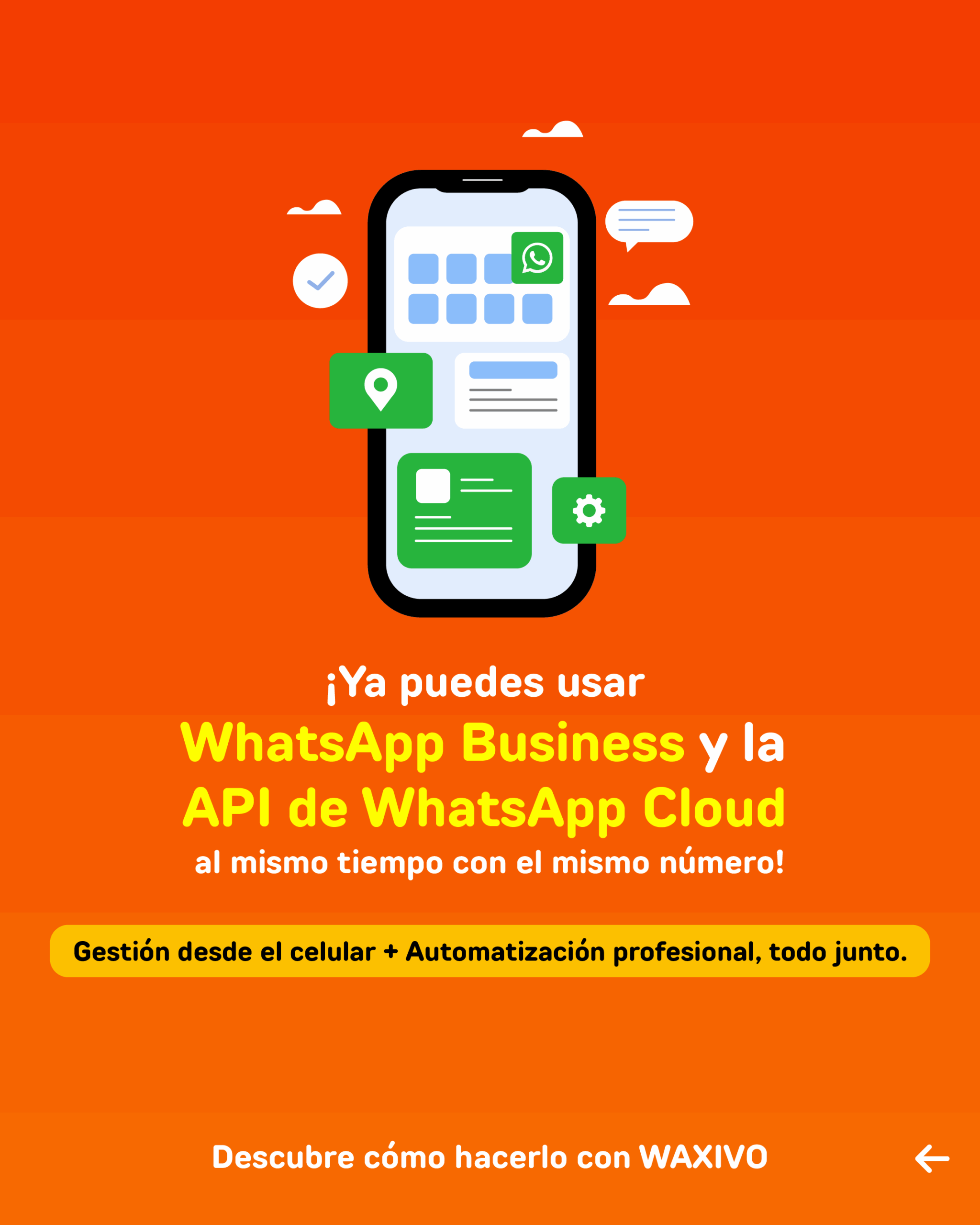 Ya puedes usar WhatsApp Business y la API de WhatsApp con el mismo número: ¿Qué significa y cómo aprovecharlo con WAXIVO?