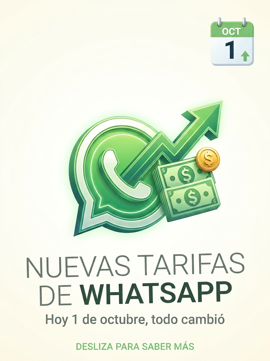 Nuevas tarifas de WhatsApp Business API: todo lo que cambia desde el 1 de octubre de 2026